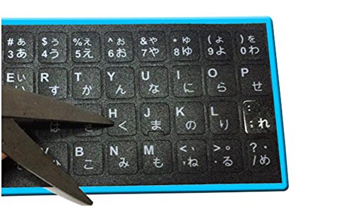 4 stickers adhesivos impermeables para teclado francés miniatura 6