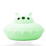 Lumipets UFO Spaceship LED Baby Night Light, Cordless, Touch Control, Soft Silicone Material, 8 Lulling Colors, Portable