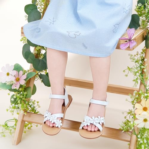Image of GINFIVE Toddler Girls Sandals Girls Toddler Sandals Little Girls Kids Shoes