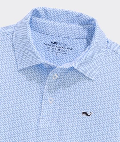 vineyard vines Boys' Printed Sankaty Performance Polo3