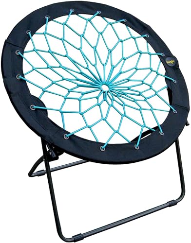 Zenithen Limited Teal Bunjo Bungee Chair for Dorms, Living Rooms, and Bedrooms (Pack of 1)