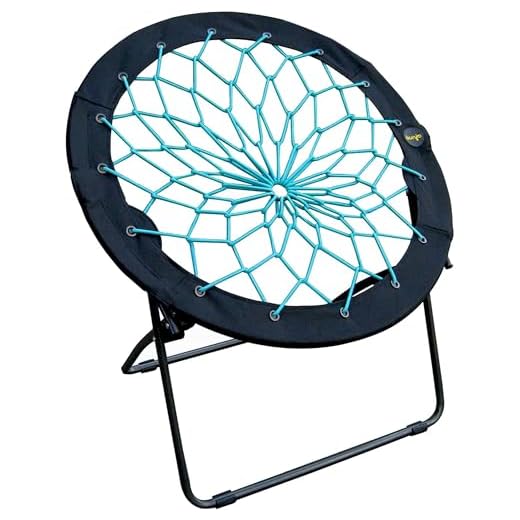 Zenithen Limited Teal Bunjo Bungee Chair for Dorms, Living Rooms, and Bedrooms (Pack of 1)