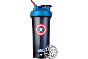 Marvel Shaker Bottle Pro Series: The Mighty Captain America Shield