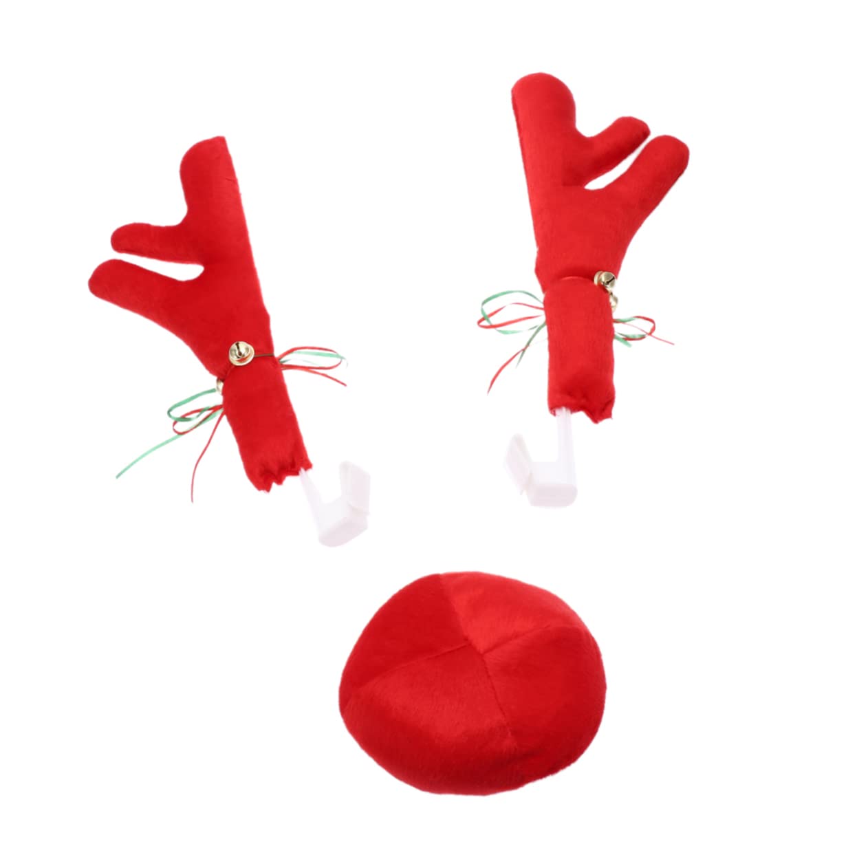 SUPVOX Auto Reindeer Antlers Christmas Car Decorations Set Vehicle Deer Horns Reindeer Car Decoration Adorable Christmas