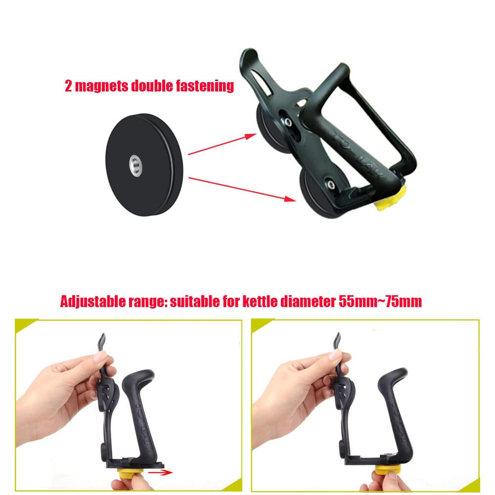 XXHong Magnetic Adjustable Water Cup Holder Adjustable Bicycle Water Cup Holder Adjustable Water Cup Holder Cars, Tractors, Cruise Ships, Buses, Suitable Water Cup Holders