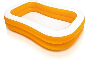 Intex Rectangle Blow Up Pool 57181EP For Family Size