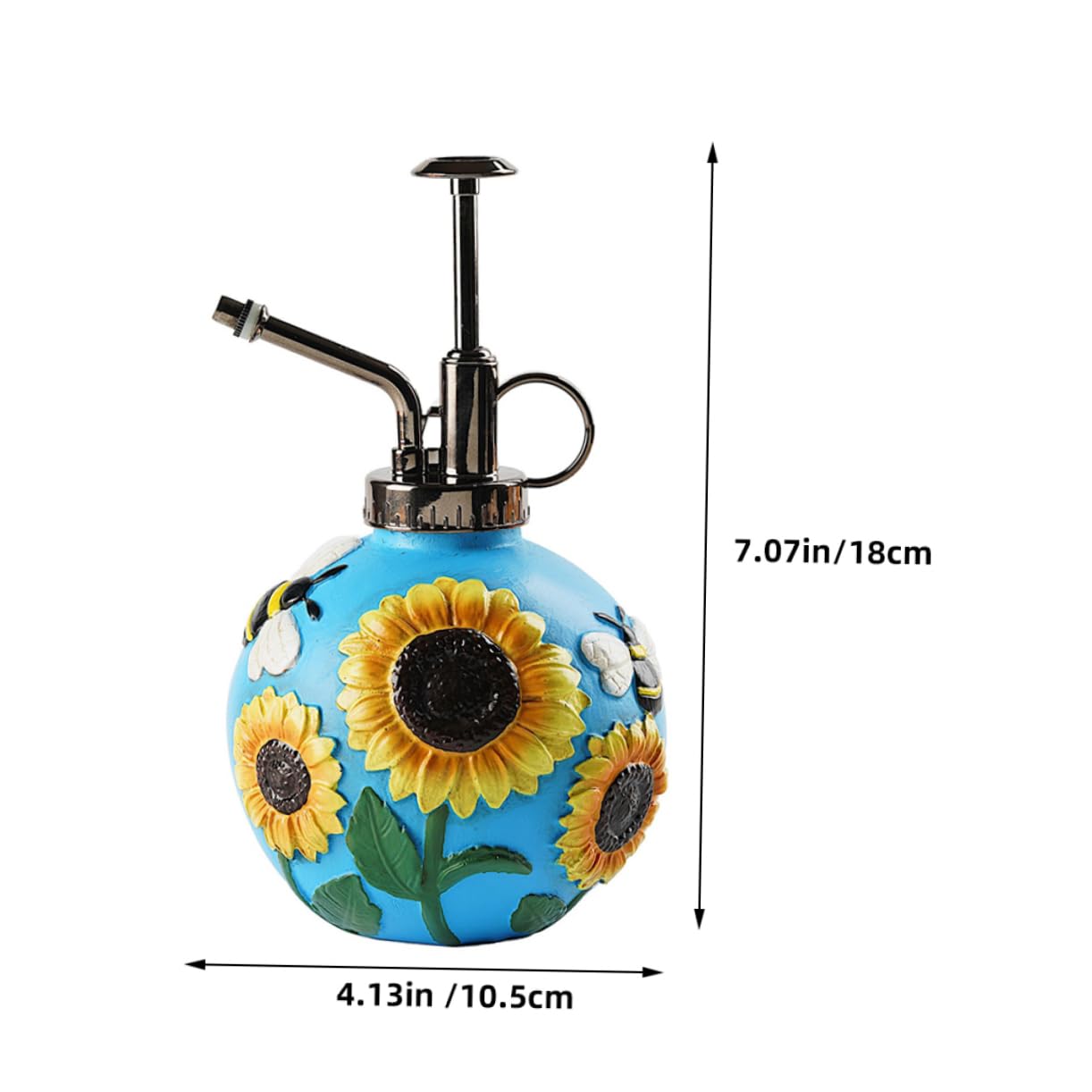 Sprühflasche für Garten Pflanzen und Blumen, Edelstahl, Kompakt