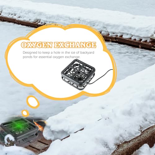 ETSENCE 1000Watts Pond De-Icer Floating Heater, Controlled Pond Hermostatical Heater,Keep Pond from Freezing Over-Black (1000Watts) by ETSENCE - Image 6