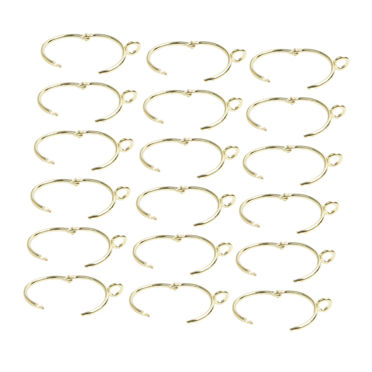Anillos romanos dorados PRETYZOOM con hebillas metálicas de alta calidad