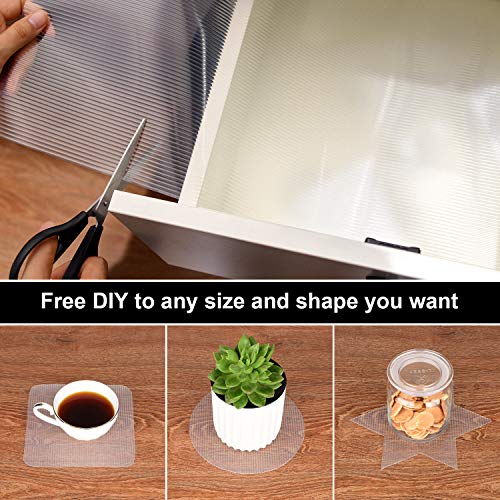 image for ACMETOP Shelf Liner, Non-Slip Non-Adhesive Drawer Liner, 17.5 Inch x 2