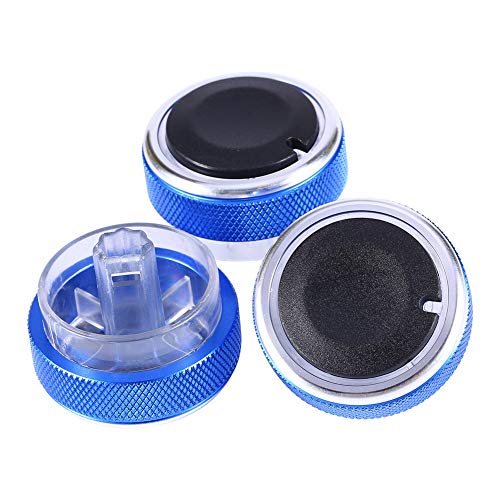Estink 3pcs Car AC Knob Aluminum Alloy Air Conditioning Heat Control Switch Accessories, Estinksgr45pcz8o image 5