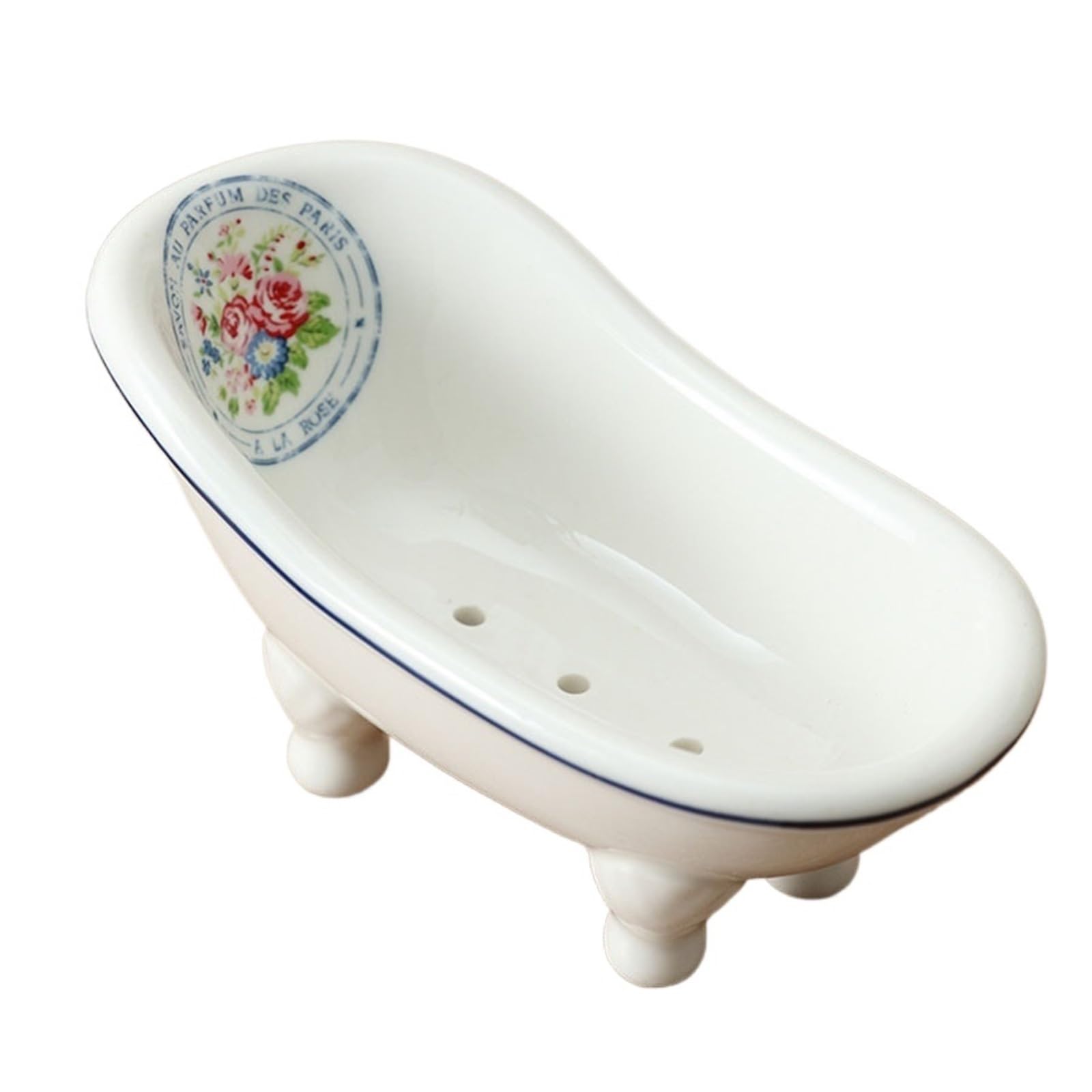 Jfnklfg Color1 Ceramic Soap Dish Draining Soap Box Ceramic Dish