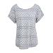 Lucky Brand Women's Tribal Burnout Top