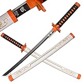 Sword Valley Holz Blade Anime Samurai Schwert, Demon Schwert 78 cm-Kochou Shinobu Weiß