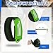 YELARXI Bike Pant Leg Strap, Cycling Safety Bind, Pant Bands Clip Strap, Adjustable Elastic Bike Ankle Leg Fastening Belt 4 Pcs & Green -Fitting for (Cycling/Jogging/Camping/Climbing)