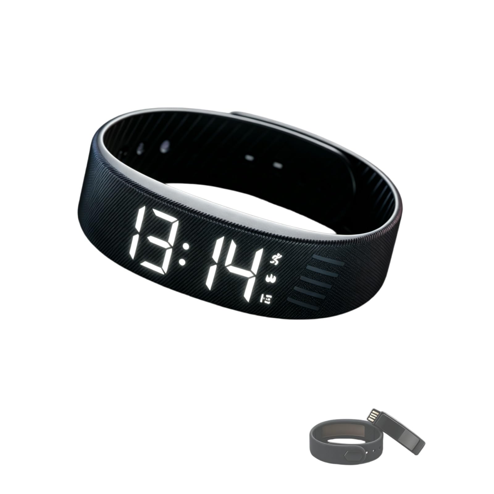 Dyiouxin Vibrating Alarm Wristband Adjustable Intensity,Water Proof Silent,Vibration Alarm Wristband for who with Partners/deep Sleepers/Hearing