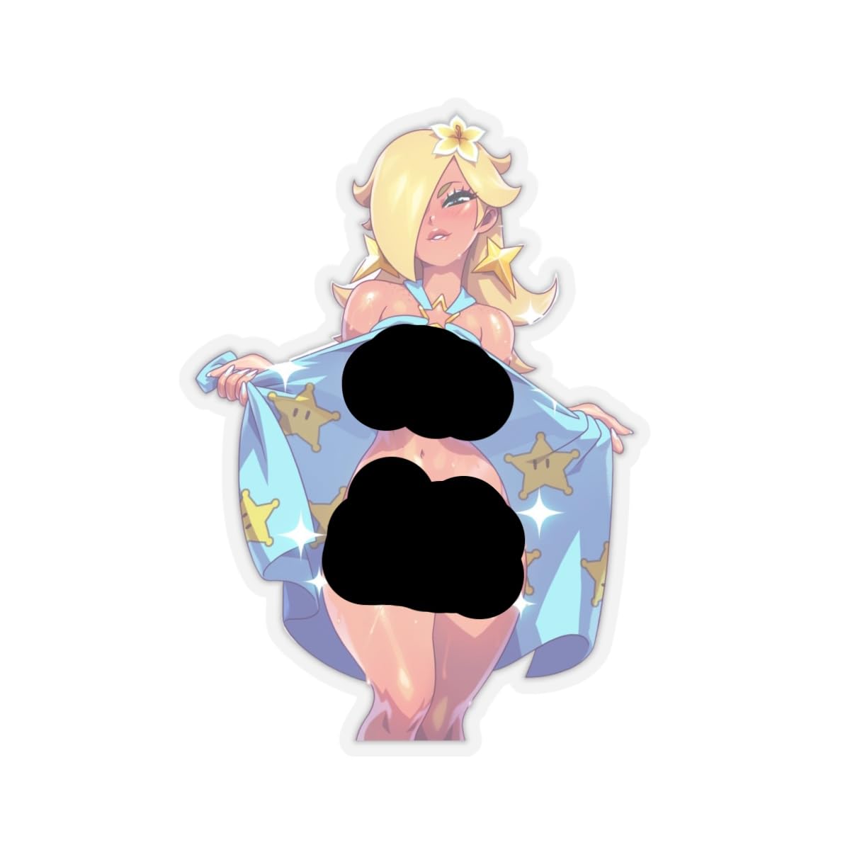 Henatii E304 Video Game Stickers - Large, Mature, Transparent (2x2)