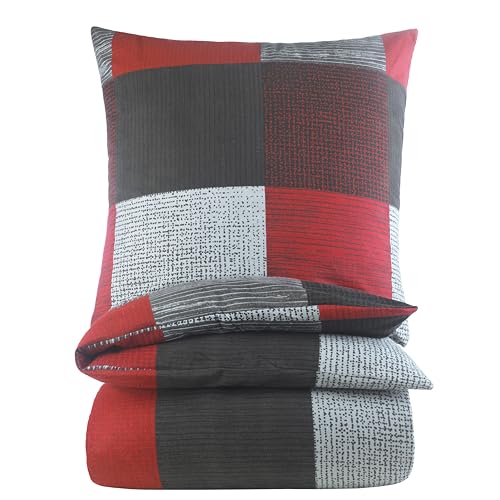 BaSaTex Feinbiber Winter Bettwäsche warme und kuschelige Bettgarnitur und...