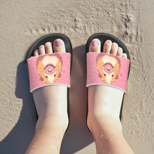 Girls Slide Sandals Summer Shoes for Kids Open Toe Beach Slides Lightweight Non Slip Shower Slippers3