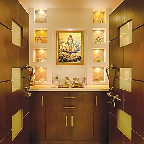 Image of ADA Handicraft Aluminum Plated Wood Photo Frame (35 x 25 x 1 cm, Multicolour)