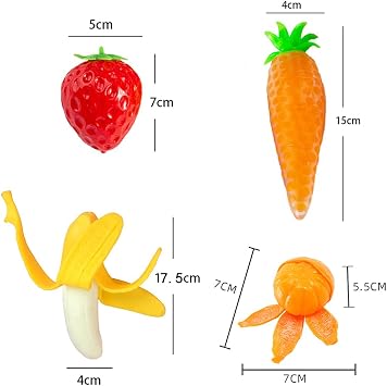 Squeeze Ball 8 Piece Set Push Pop Lucky Bag Stress Relief Item Grip Decompression Toy Educational Squeeze Set Release Prizes Cute Hit Low Resistance Funny Present Small Fruits Shipped Randomly