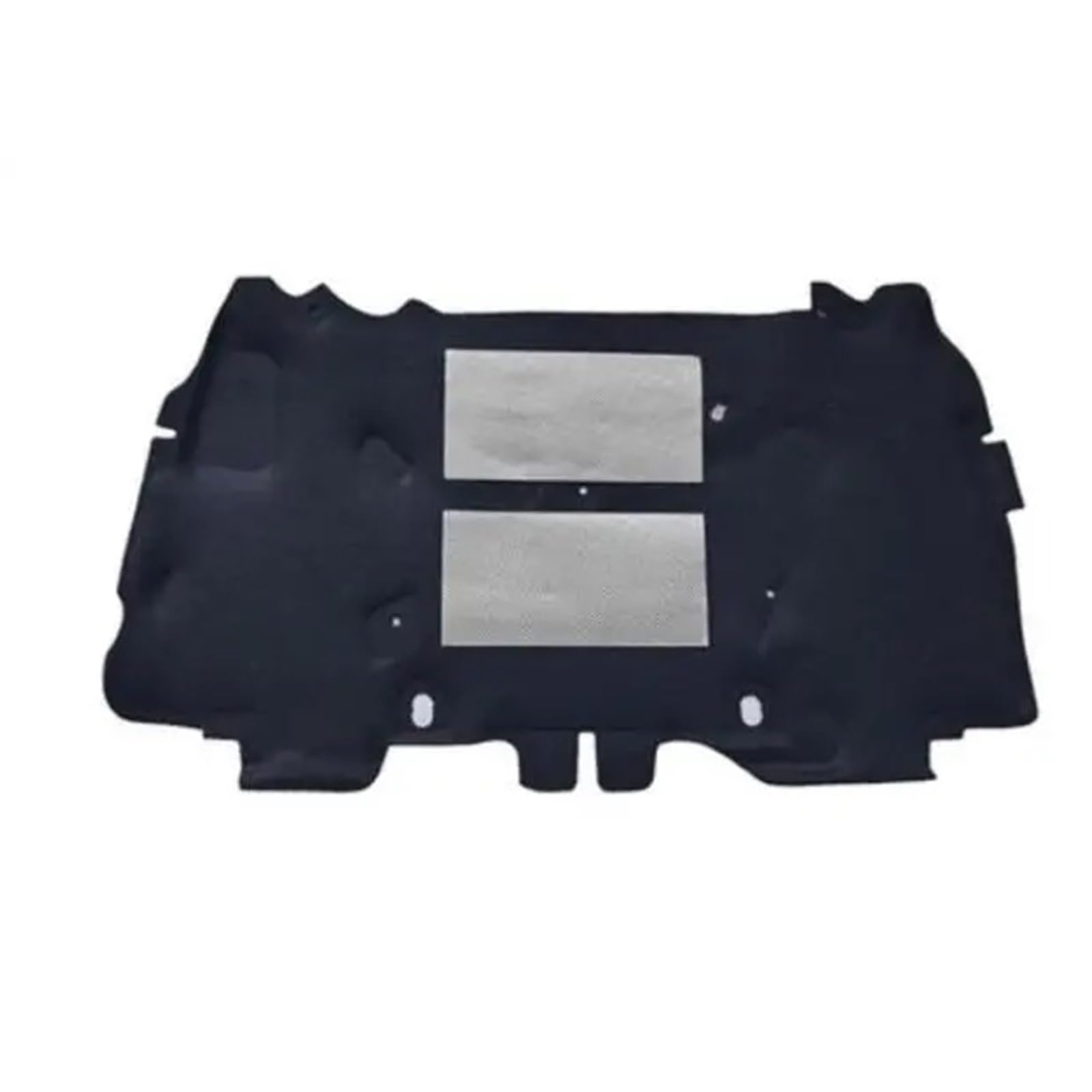 Himwqfuh Double Aluminum Foil Car Hood Insulation Pad For Jeep For Wrangler 2007 2008 2009-2017 Car Heat Sound Insulation Cotton Front Hood Engine Mat Pad Cover Noise Deadener