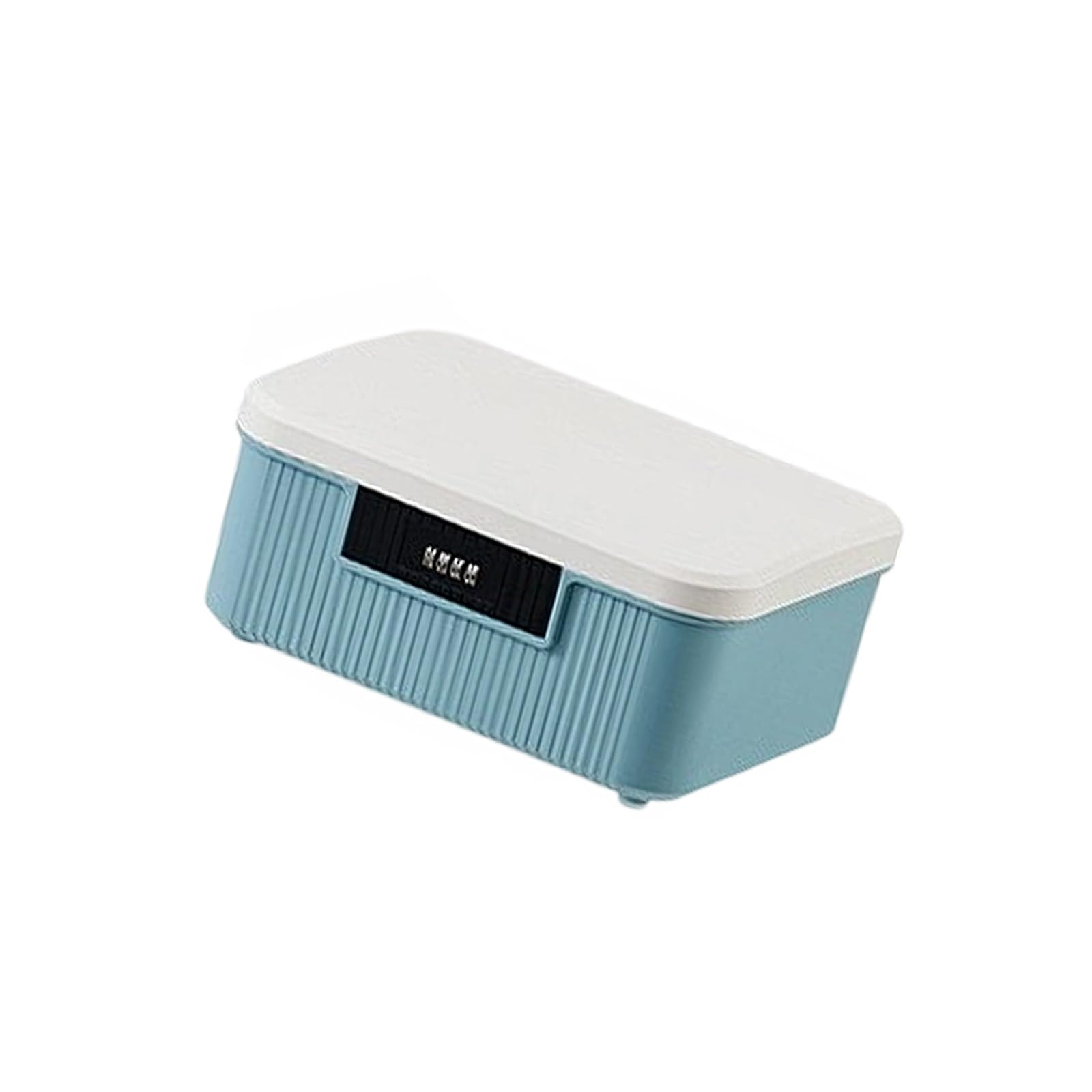 HGENAHGTF 9L ABS Security Container Password Systems Stackable Document Organiser for Valuables Jewelry Privacy ABS Lockable Storage Container for Home