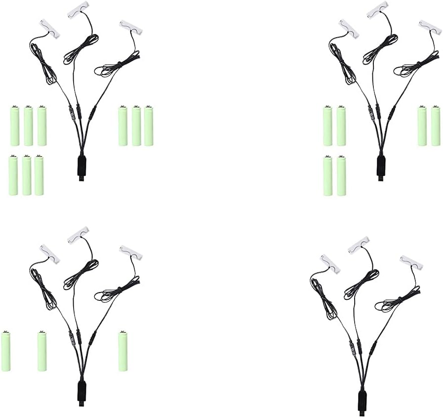 3in1 AA Battery USB Power Supply Replace 1-4pcs1.5V AA Batteries for Clock Camera Torch Radio