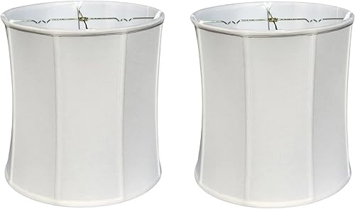 Miniatura 13 de Royal Designs Basic - Pantalla para lámpara de tambor, color blanco, 14 x 15 x 15 pulgadas