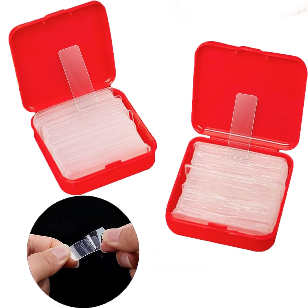 Kuchoow Biadesivo Extra Forte | 60 Pezzi | Trasparente, Riutilizzabile E Lavabile | Per Pareti, Decorazioni, Schiume Fonoassorbenti | Senza Tracce - Foto 7