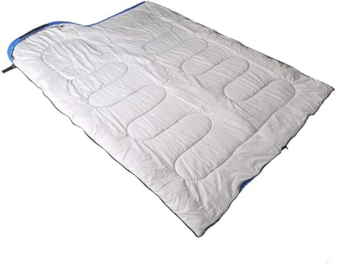 Miniatura 7 de Saco de dormir para acampada, 4 estaciones, ligero, portátil, resistente al agua, ideal para el clima frío, acampada, actividades al aire libre,