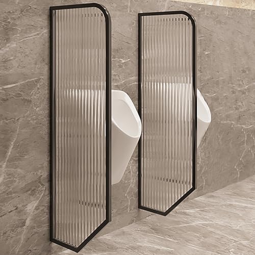 Cloison pour urinoir en verre trempé brise-vue et hygiénique pour homme