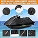 Jet Ski Cover for Yamaha GP1800 / GP1900 / GP HO/GP SVHO OEM 2021-2025 Watercraft UV Protection 600D Oxford PU Waterproof Waverunner Cover with Waterproof Zipper Jetski Waverunner Covers