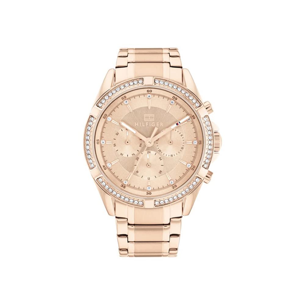 Tommy Hilfiger Women Gold Dial Analog Watch Analog Gold Dial Womens Watch-TH1782558 (B0BPCMKZZP) Amazon Price History, Amazon Price Tracker
