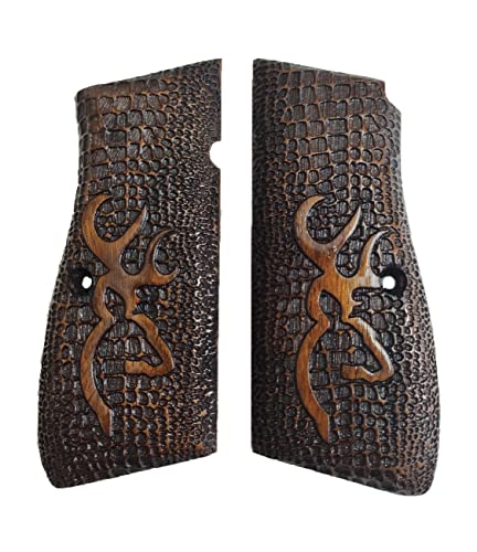 Browning HP 14 poignée pistolet noyer Ars.074 idéale pour le tir sportif de loisir