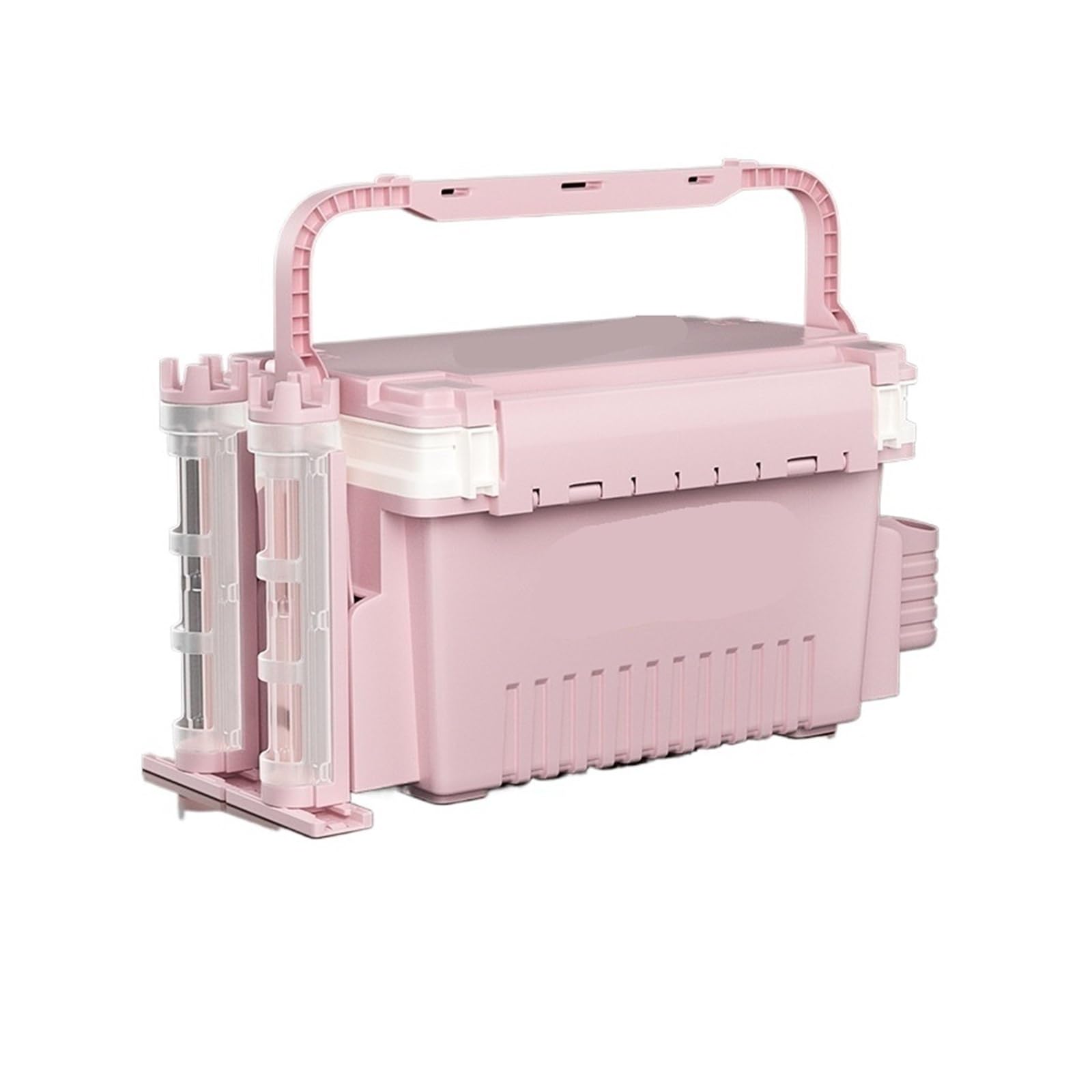 Multi-Functional Waterproof Fishing Tackle Box with Rod Holder(Style3)