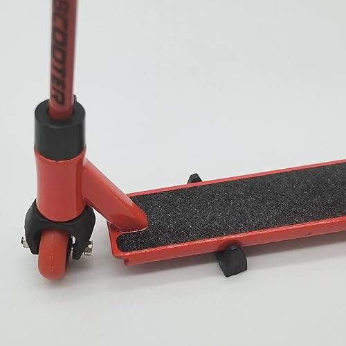 Miniatura 8 de Scooter de dedo con herramientas y zapatos, paquete de accesorios de tabla, 1 juguete negro para niños (scooter negro) Scooter negro,Scooter rojo