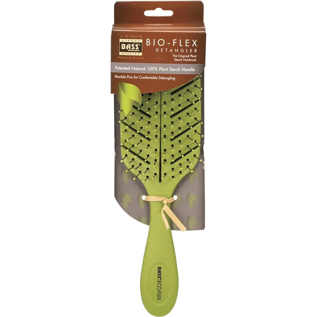BassBrushes Leaf Bio Flex Hair Brush, 1 EA