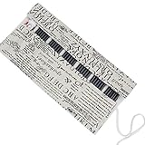 Damero New Canvas Pencil Wrap Case, Pencils Roll Hold for 72 Colored Pencils (NO Pencils included), Crochet Hooks and Gadgets, Newspaper, 72 Capacity