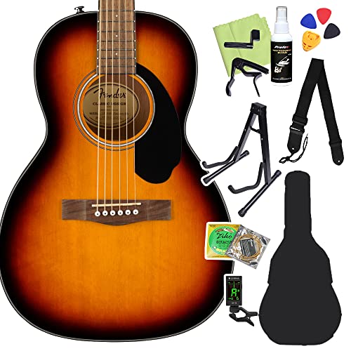 Fender CP-60S アコースティックギター初心者12点セット 3TS フェンダー