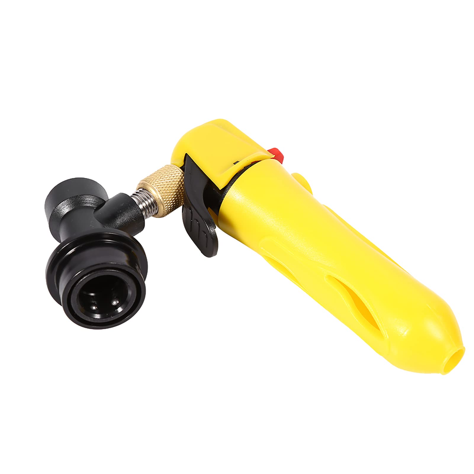 Cargador de barril portátil Inyector CO2 Dispensador de cerveza cónica Cerradura de bola para válvula de soda Homebrew (-JYA01666-01)