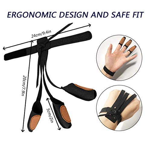 Mural Wall Art Archery Protective Arm Guards,Archery Bracer,Archery Forearm Protector with 3 Adjustable Strap Buckles,Bow Armguard for Hunting/Competitive Archery/Beginner