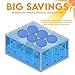 Solar Sun Rings 5' Round Solar Pool Heating - Blue - 3 Pack