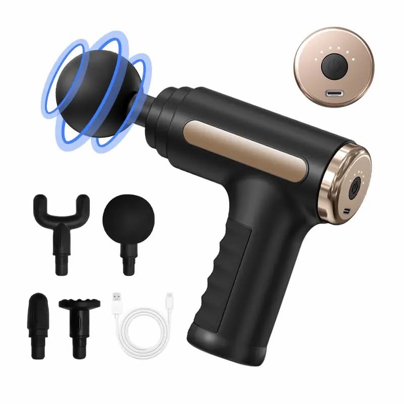 Librasa mini gun meszer machine for pain relief - body, neck, shoulders, back, weapons and foot cargo - 6 speed settings - deep tissue handhald massage (black) (black) for men and women for full body pain relief for men and women Librasa mini gun meszer machine for pain relief - body, neck, shoulders, back, weapons and foot cargo - 6 speed settings - deep tissue handhald massage (black) (black) for men and women for full body pain relief for men and women