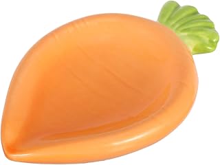 Carrot Shaped Salad Bowl Fruit Breakfast Food Serving Bowl Home Restaurant Tableware Cute Easter Carrot Plate Snacks Candy Dessert Storage