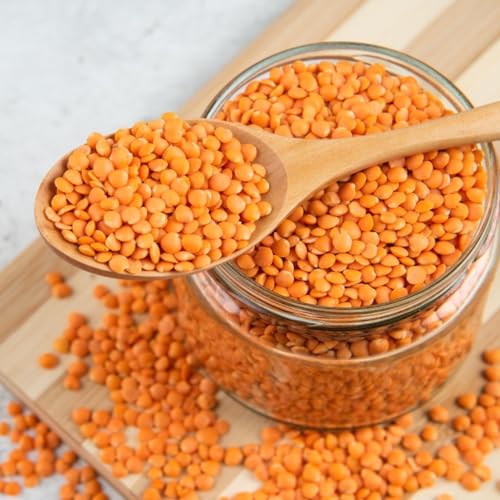 Image of Ancy Malka Lal Dal 1000g (500g X 2) - Light & Quick-Cooking Red Masoor Dal for Daily Meals, Rich in Protein & Easy to Digest | Ideal for Dal-Tadka, Soup, and More Indian Dishes | inchAb Ghar Ka Swaad - Sirf Ancy ke Saath! inch