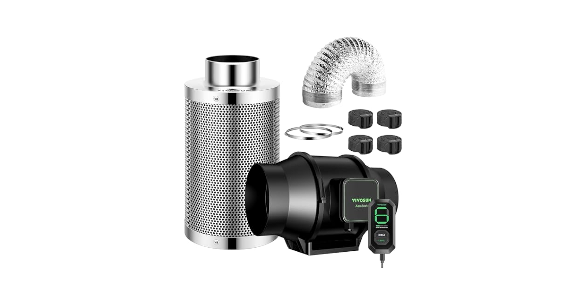 Amazon.com: VIVOSUN Smart Air Filtration S6 Kit 6