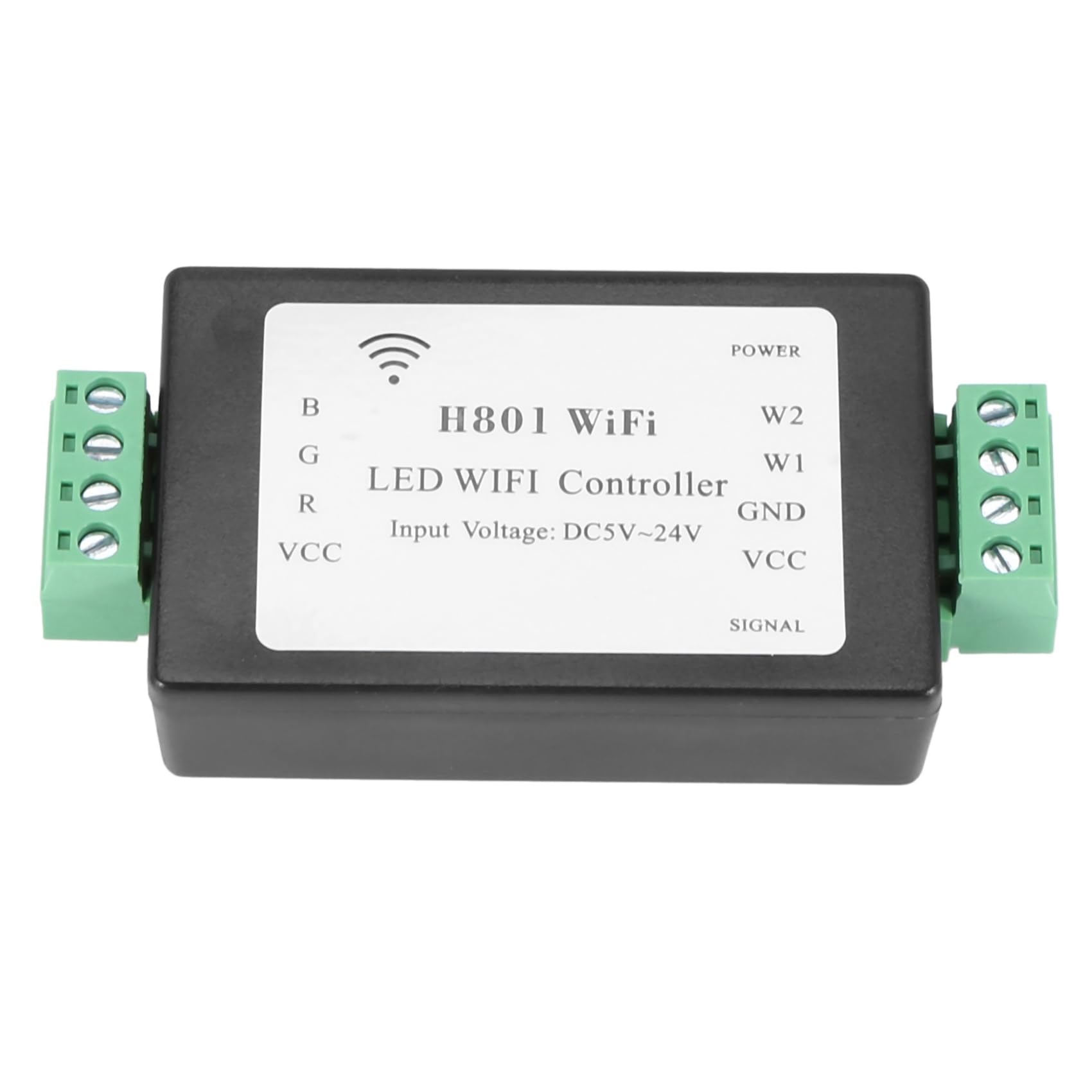 5 x H801 RGBW LED WIFI Controller LED RGB Controller DC5-24V Input per 5050 2835 3528 SMD LED Strip Light Tape Ribbon