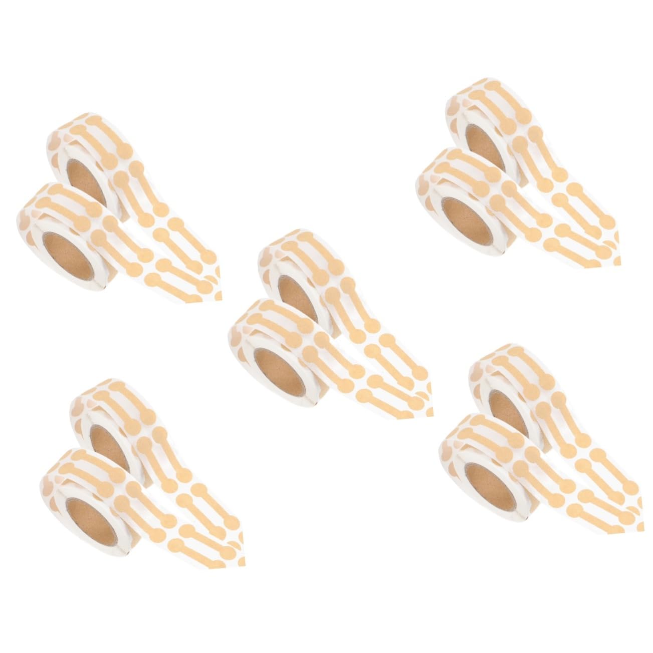10 Rollos Etiqueta Autoadhesiva Navidad Etiqueta Adhesiva Sellada Para Alimentos Envío Etiquetas De Regalo Pegatinas a Prueba De Manipulaciones Sobres Papel Kraft Joyas Anillo
