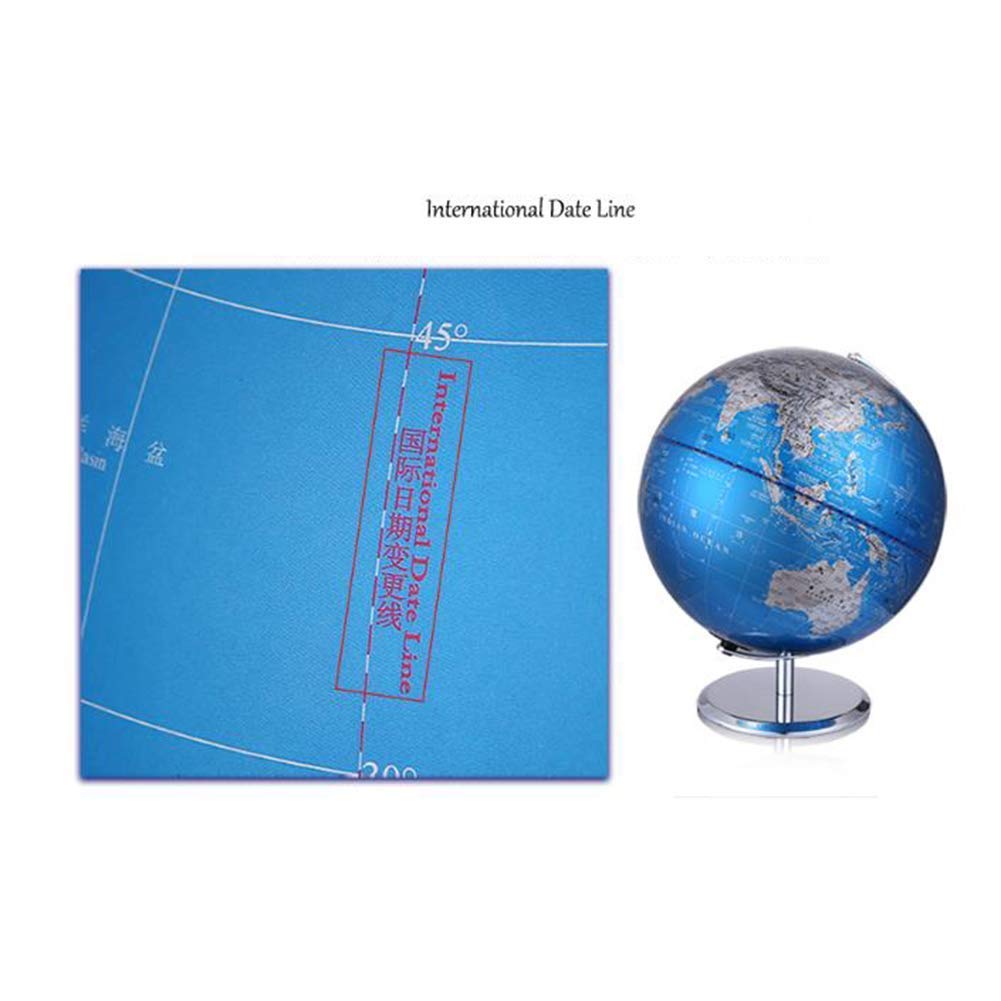 Globo Mini Globo di insegnamento della Lingua Inglese Studenti delle scuole elementari e Medie 30Cm HD Globi Decorazione Studio per Ufficio Decorazione Giocattoli educativi per l'aula
